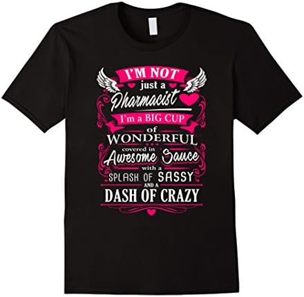 Men's Pharmacist T Shirt For Women/Men - Pharmacist Shirt Large Black