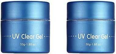 2PCS of uv clear gel builder gel 50 g Gel clear Builder Gel For Nail Art Tips Extension 2 pieces