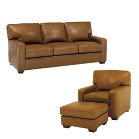 Distinction Leather Maison 4 Pc. Leather Living Room Set