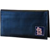 MLB Genuine Leather Checkbook Cover - St. Louis Cardinals