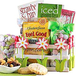 Delightful Daisy Gourmet Food Gift Basket - A Beautiful Gift Idea for Mom! by ArtofAppreciation.com