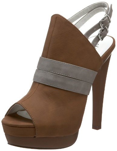 Michael Antonio Studio Women's Tanaz Platform Sandal,Tan,8 M US