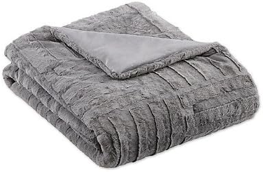 Premier Comfort Arctic Plush Down Alternative Throw Blanket in Grey
