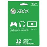 MICROSOFT 52M-00158 XBOX 360(R) 12-MONTH GOLD CARD