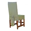 Sure Fit Cotton Duck Short Dining Room Chair Slipcover - Sage Green