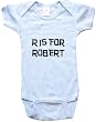 R IS FOR ROBERT / Hurry Up - Name-series - White or Blue Onesie / Baby T-shirt