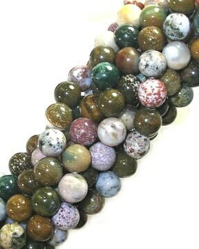 Ocean Jasper 8mm Round Beads