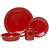 Fiesta 4-Piece Place Setting, Scarlet