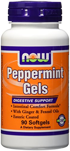 Now foods peppermint gels with ginger & fennel oils…