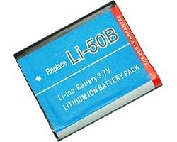 Olympus Li-50B LI50B Battery 825mAh High Capacity by Pexell