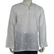 Mens Embroidered Summer Cotton Kurta Chest 38 inches (gck171c)