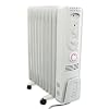AucSale 1500W オイルヒーター 10枚フィン AH-1510 自動温度調節 安全スイッチ付 10畳まで対応