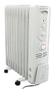 AucSale 1500W オイルヒーター 10枚フィン AH-1510 自動温度調節 安全スイッチ付 10畳まで対応
