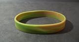 Camo silicone wristband silicone bracelet (plain with no text)