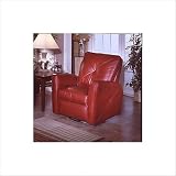 Kathy Ireland Home by Omnia Bahama Leather Recliner