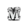 Zable(tm) Sterling Silver Open Initial 'M' Bead / Charm