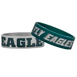 Forever Collectibles NFL Philadelphia Eagles Bulky Bandz Bracelet 2-Pack