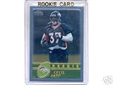 2003 Topps Chrome 245 Cecil Sapp Broncos (RC - Rookie - Shortprint - Football Cards)
