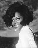 DIANA ROSS 8X10 B&W PHOTO