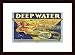 Deep Water Clams by Eureka Lake 17.00X11.00 Framed with Black Wood Frame