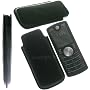 Original Phonecastle Trend Edel Etui Handytasche Motorola Motofone F3 & Handysocke in Schwarz