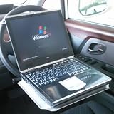 サンワダイレクト 車載用ノートパソコンテーブル アルミ 100-014