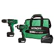 Hitachi KC10DFL 12-Volt Peak 2-Tool Li-Ion Combo Kit with Carrying Bag
