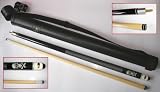 Billard-Set: Queue Black Death + Koecher Laperti 1/1 PVC schwarz mit Kreidehalter