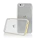Massimo iPhone 6 Case, [Scratch Resistant] Apple iPhone 6 Case 4.7 inch Fashion Series, Premium Hybrid Protective Clear Case/Cover with TPU Bumper for iPhone 6 (Golden/Silver)