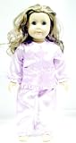 American Girl Doll Clothes Purple Satin Pajamas
