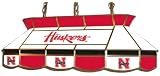 Nebraska Cornhuskers Teardrop Stained Glass Billiard Light