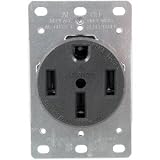 Pass & Seymour 279 Single-Flush Range Receptacle (4 Wire) (Appliance Accessories Oth / Range Receptacles)