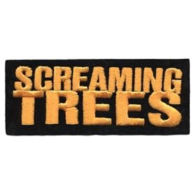 Screaming Trees - Gold Logo Patch 4.75" X 2"