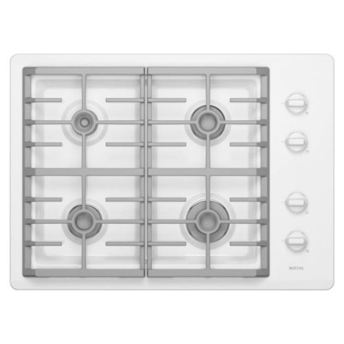 Maytag MGC7430WW 30 Gas Cooktop, 4 Sealed Burners - White