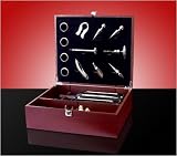 Wine Set & Chess Game in Wooden BoxIMAGE
