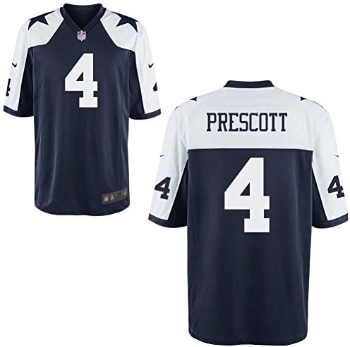 Dak Prescott 4# Cowboys American Football Jerseys Mens Elite Jerseys Alternate Navy Large