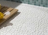 Mosaik Fliesen Kiesel Kieselmosaik hochg...