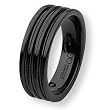 Black Ceramic Ring (7.0 mm) - Sizes 6-13