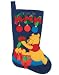 Janlynn Disney Christmas Felt Applique Stocking Kit POOH'S CHRISTMAS