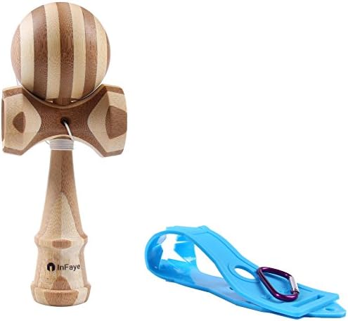 InFaye Kendama - Translucent Bamboo Ball With Carrying Holster
