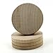 Mylittlewoodshop Package of 12 - Circle Cutout - 2-3/8 inch and 1/4 inch thick unfinished wood (WW-CO1525)