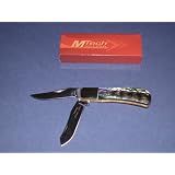 MTechTrapperImitationAbalonFoldingKnife