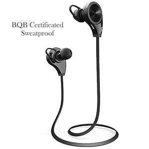 Bluetooth Earphones,DLAND Wireless Mic Noise Canceling Stereo Headphone Headset-In-Ear With Microphone Sweatproof Sports Running Gym Earbuds for Common Bluetooth Devices