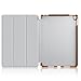 iPad Pro 9.7 Case smart, Kuool® Slim Fit Smart Folio Leather Case Cover with with Trifold Stand Auto Wake/Sleep Feature for Apple iPad Pro 9.7 Inch (2016 Model)-LightBrown