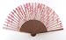 Japanese Silk Handheld Fan, Cherry Blossoms Cascade HF94