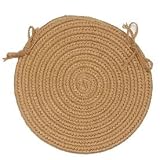 ColonialMillsbronzeGeorgetownBraidedChairPads15Round(Setof4)AreaRug