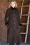 Women's Meeka Full Length Shearling Coat, SABLE, Size 4