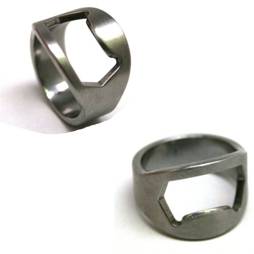 Forum Novelties 65728 Legally 21 Bottle Opener Rings  Set of 2 Picture