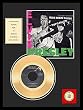 Elvis Presley "Blue Suede Shoes" Gold Record (pink/green text sleeve)
