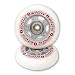 RipStik Casterboard Replacement Wheel Set 76 mm w/ bearings (Silver-Gray/White)